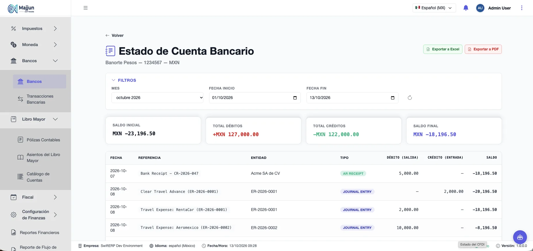 Estados de Cuenta