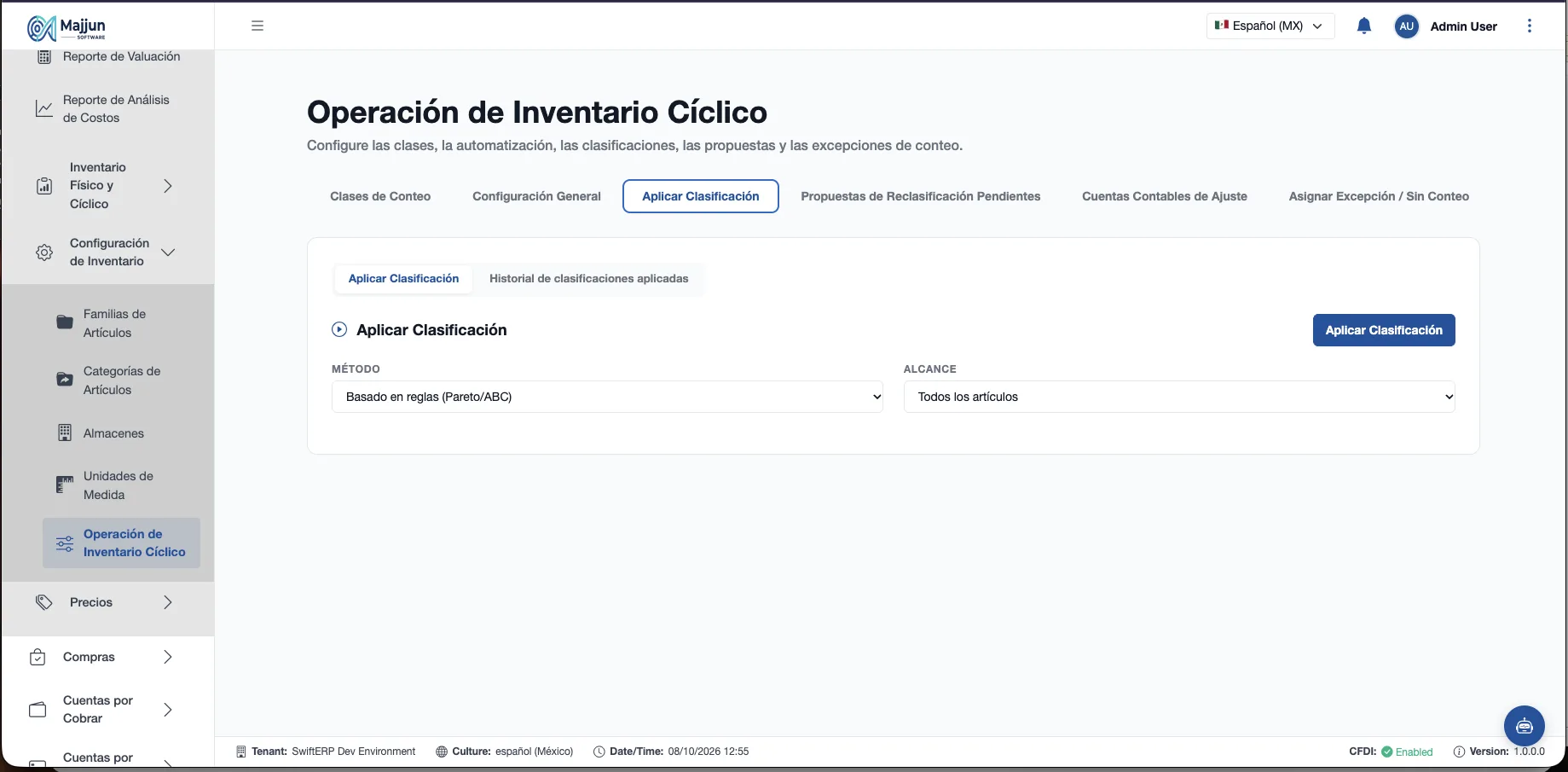 Aplicar Clasificacion