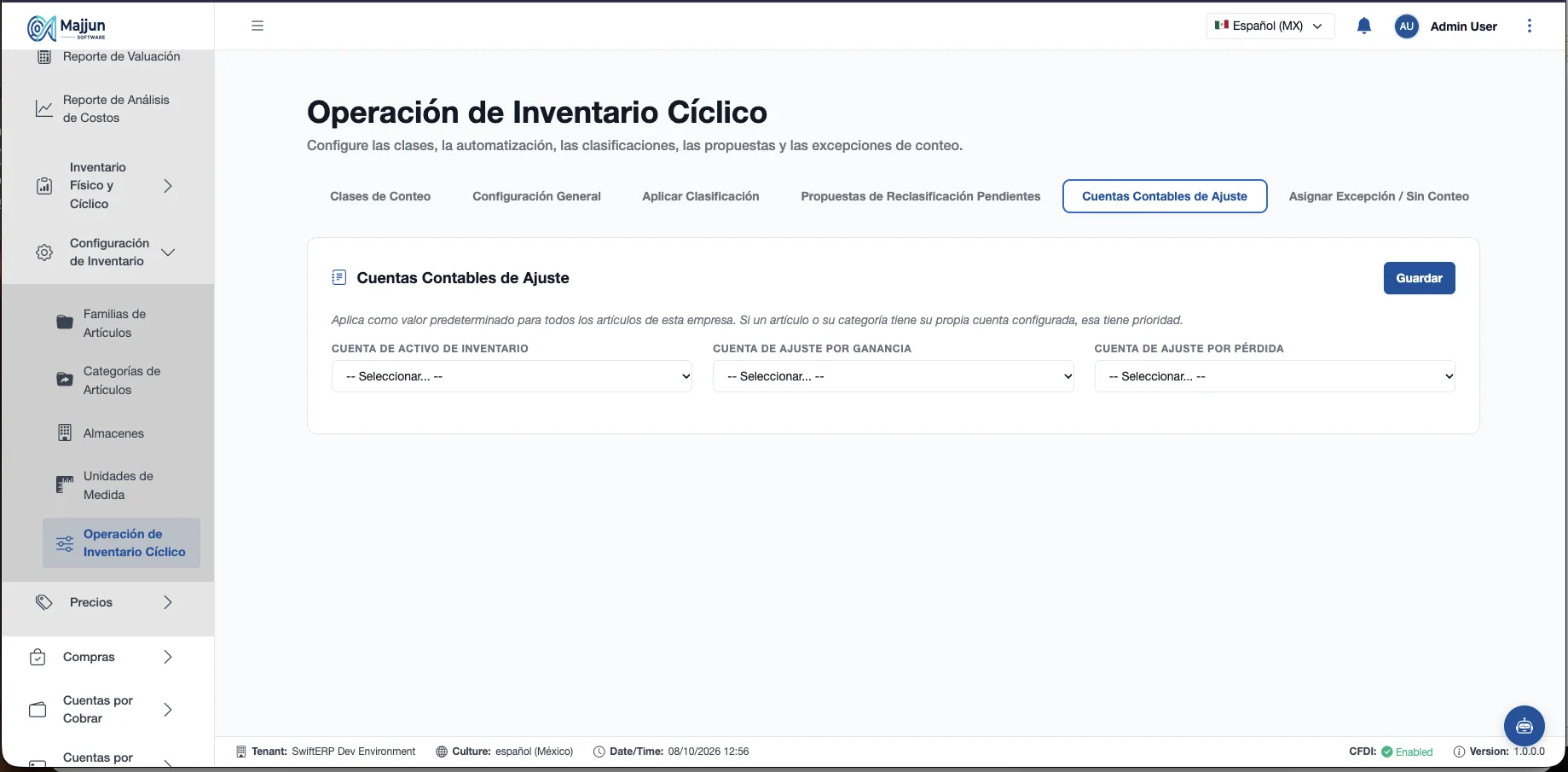 Cuentas Contables de Ajustes